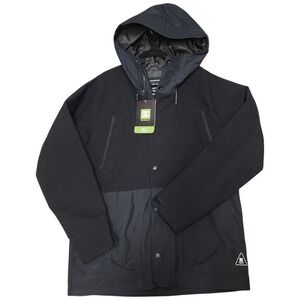 DC Shoes Men's M Paramount 15K Insulated Snowboard Ski Jacket Hooded Black NWT